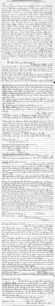 Last will and testament legal document beneficiary designations New Jersey