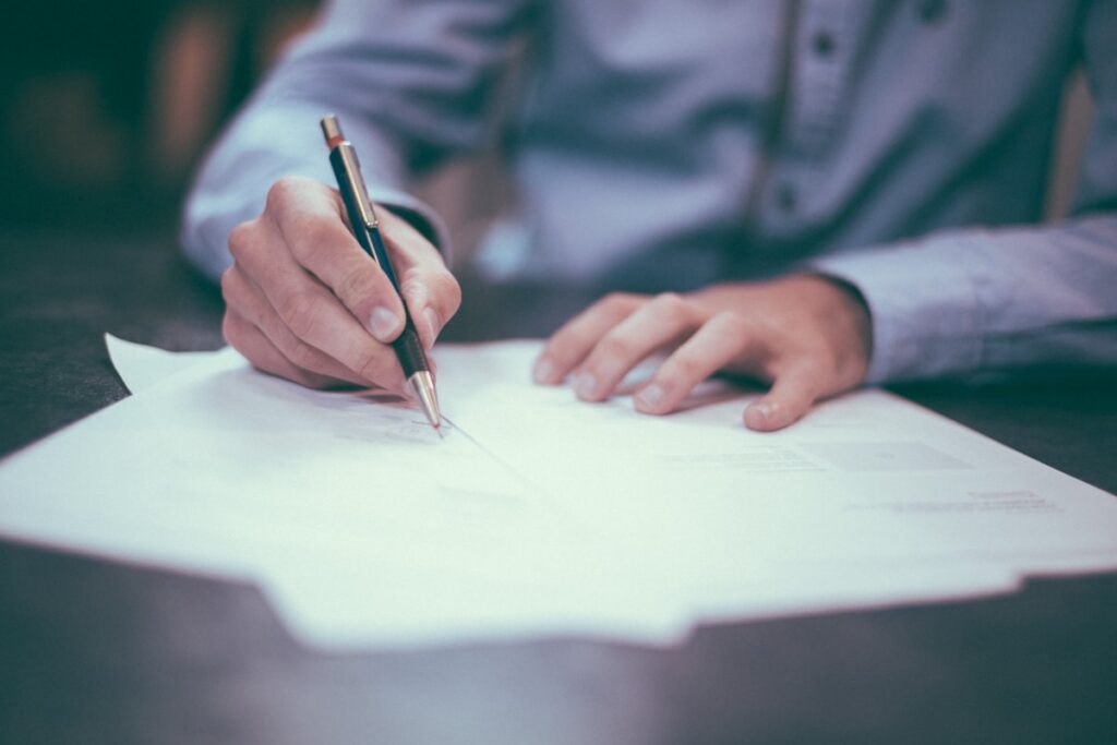 Business law attorney New Jersey contract signing