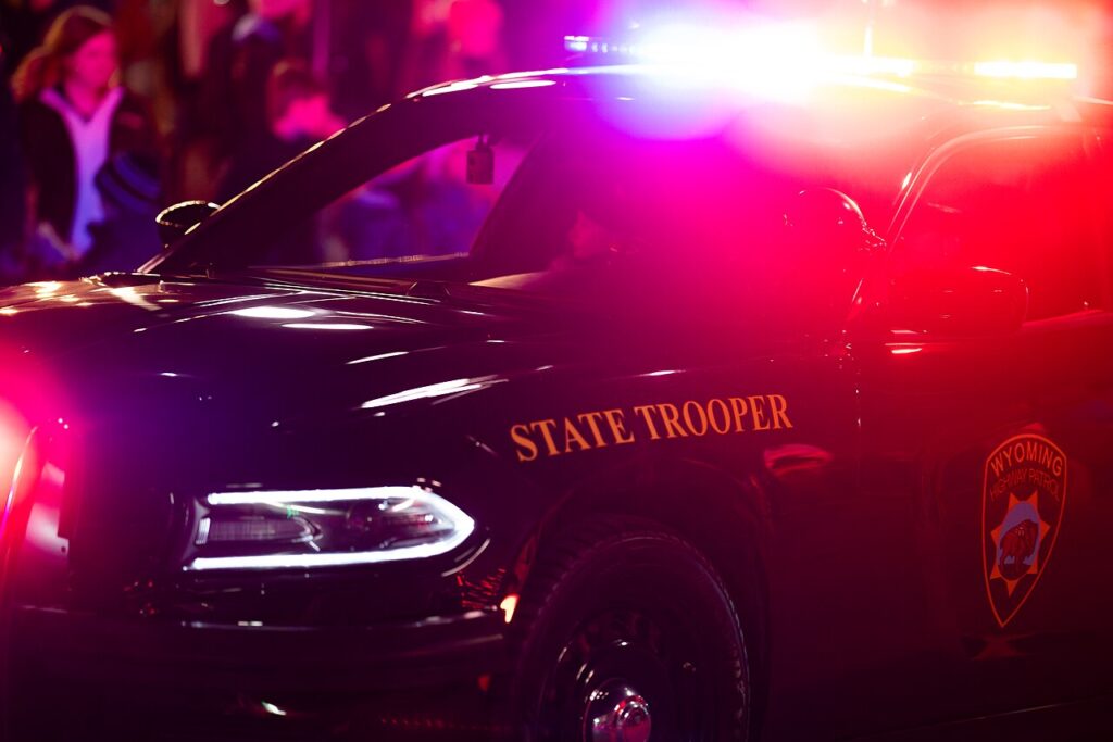 State trooper police car traffic stop New Jersey